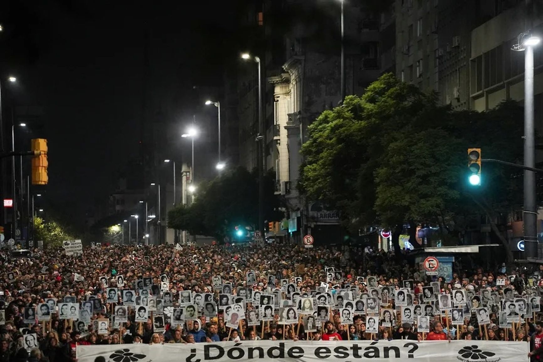 The silent march