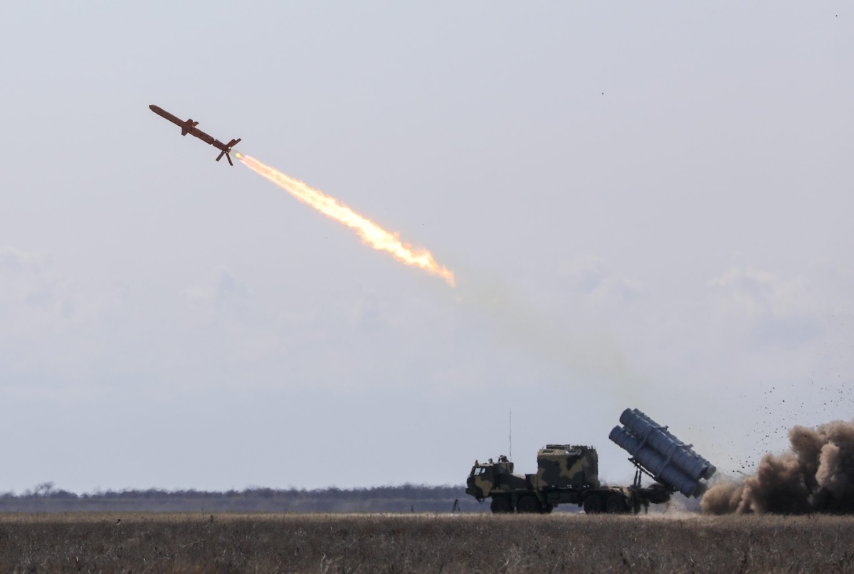 Запуск ракеты «Нептун». Фото: Минобороны Украины