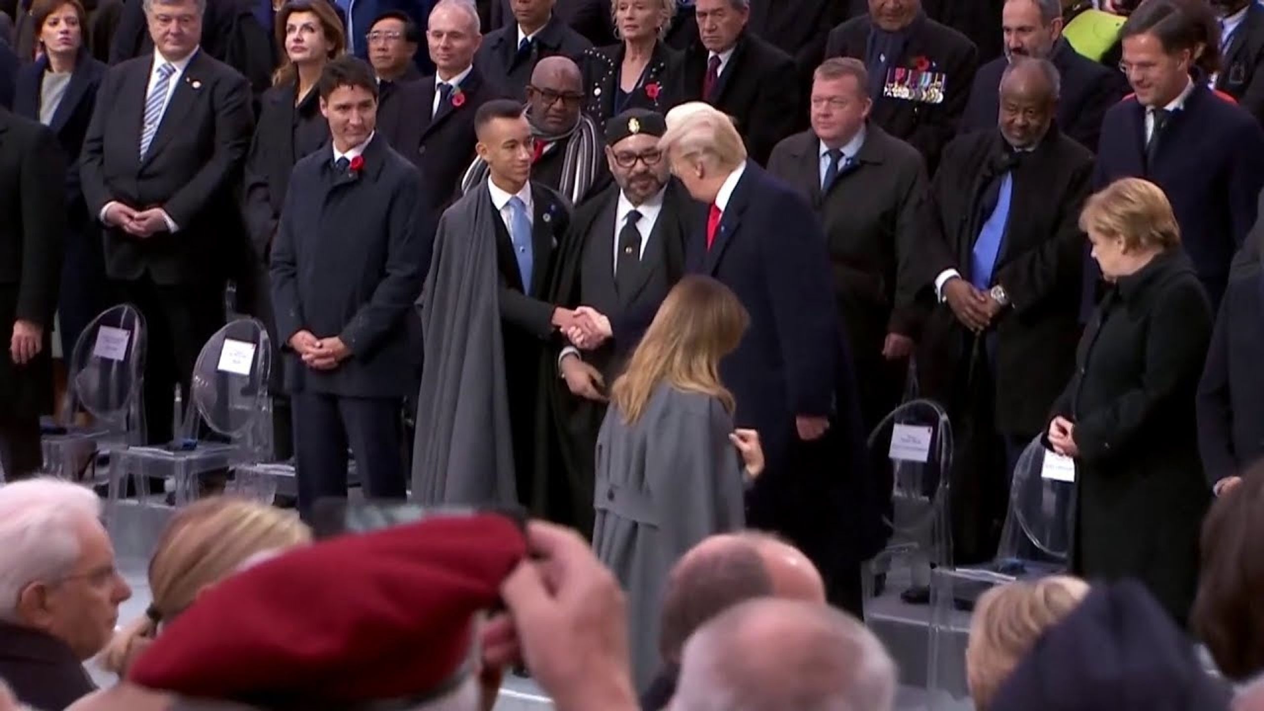 Donald Trump with the King of Morocco
