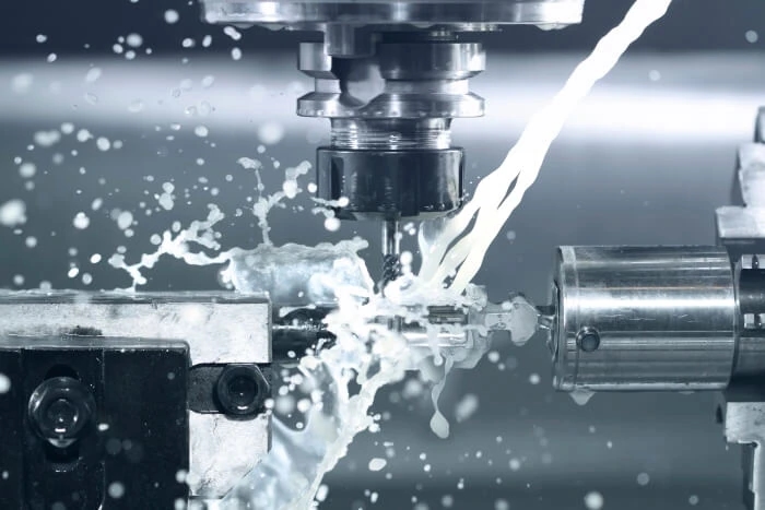 Water-miscible drilling coolant. Photo from the Addinol website