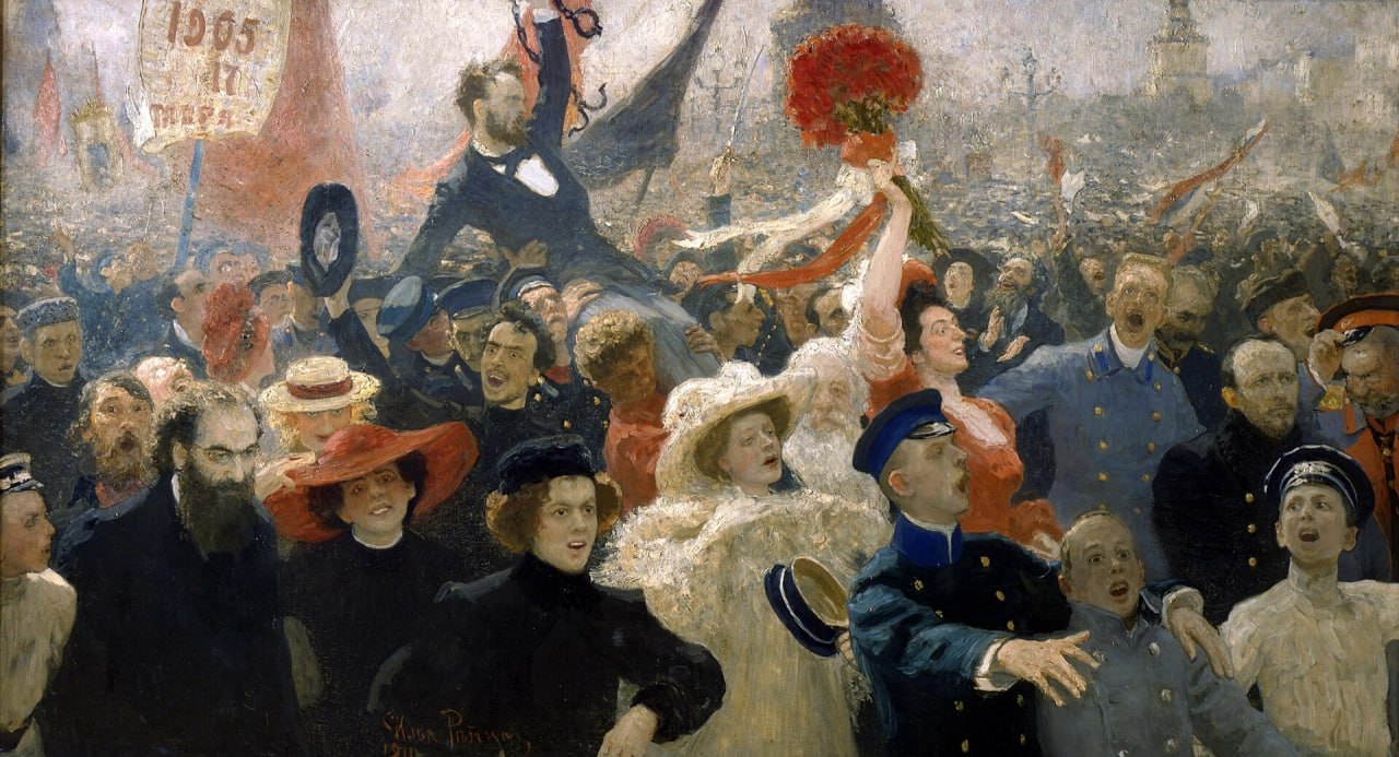 Ilya Repin. October 17, 1905